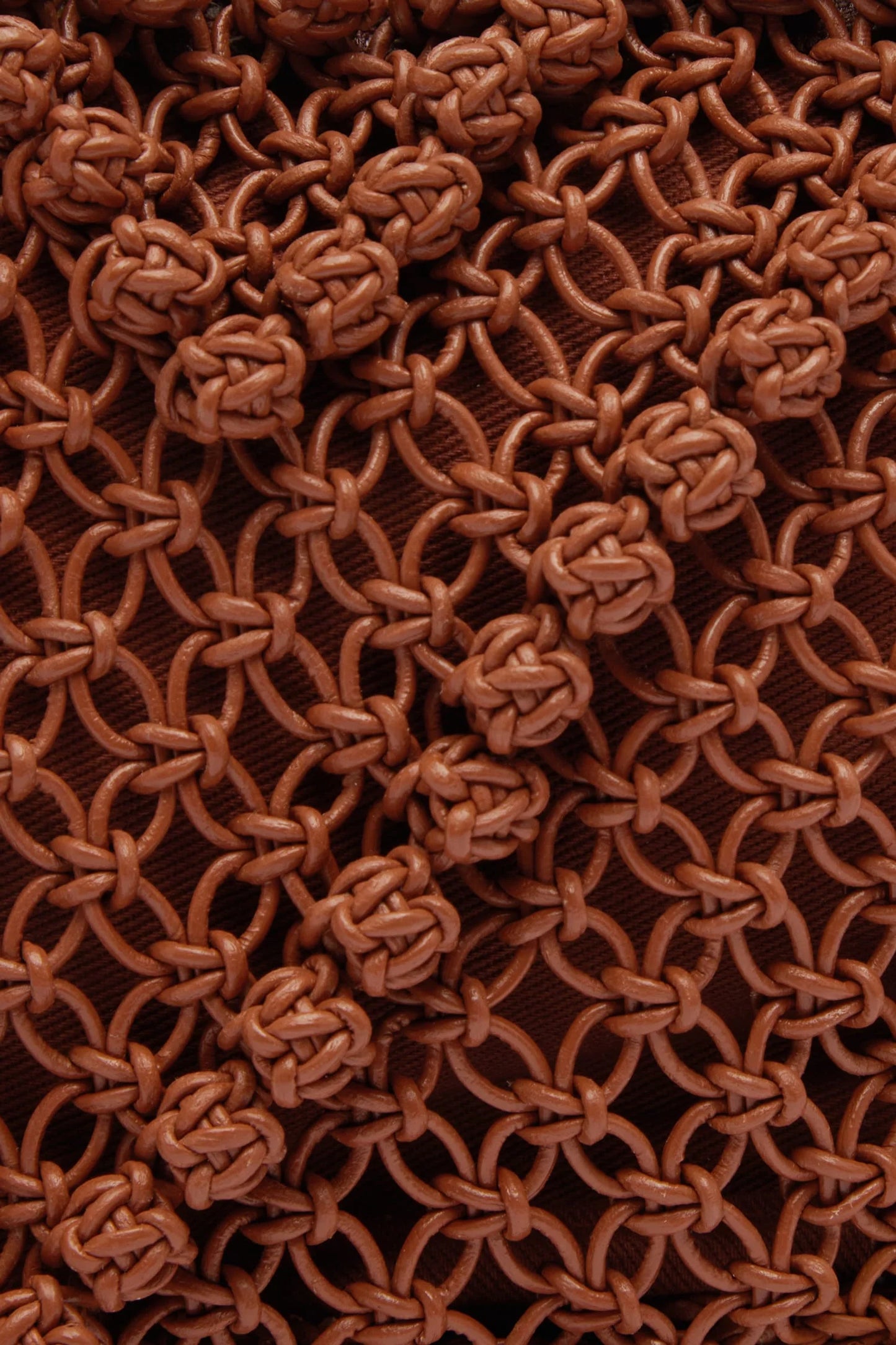 Alemais Macrame Leather Clutch