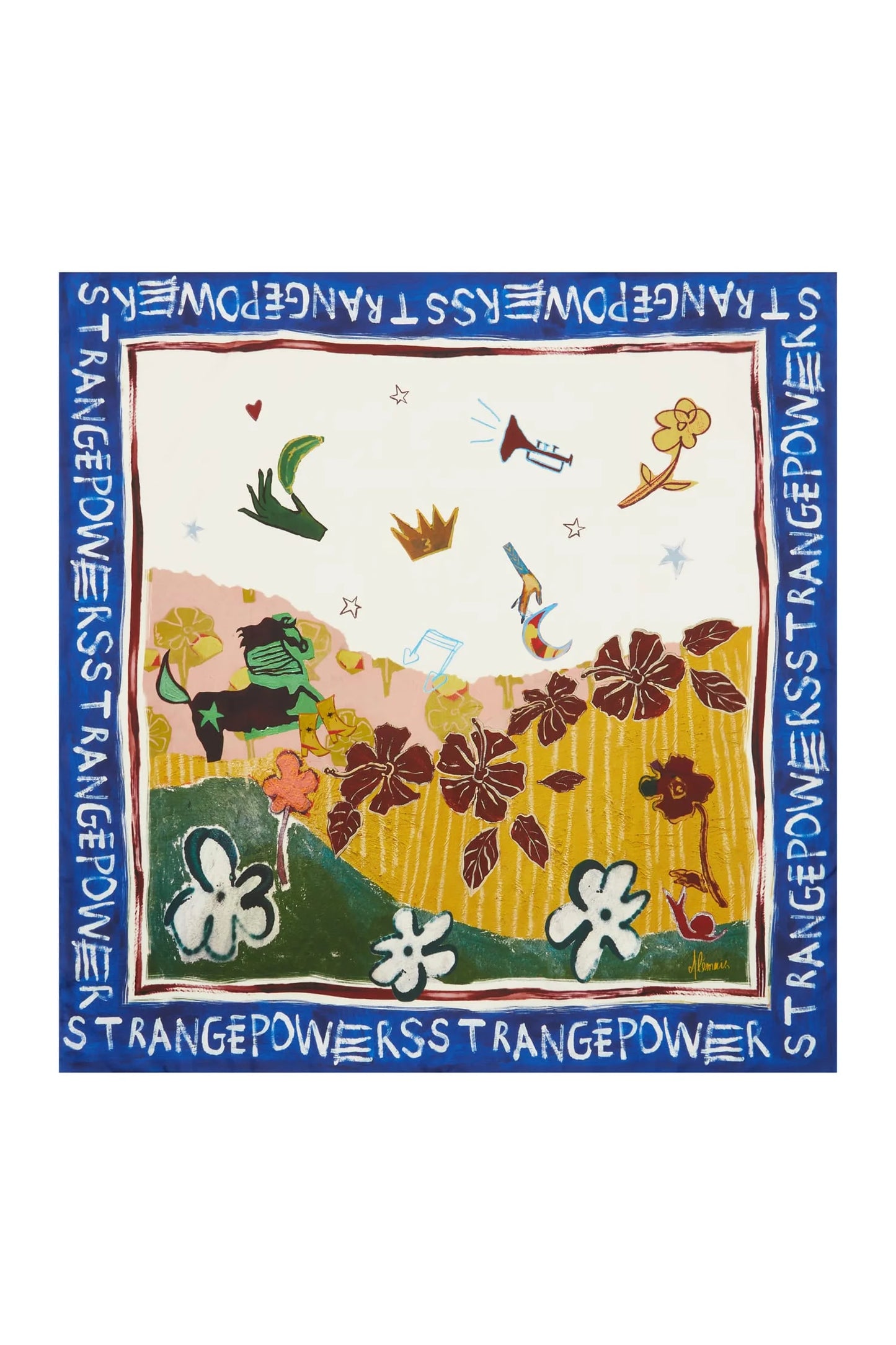 Alemais Tangible Love Silk Scarf