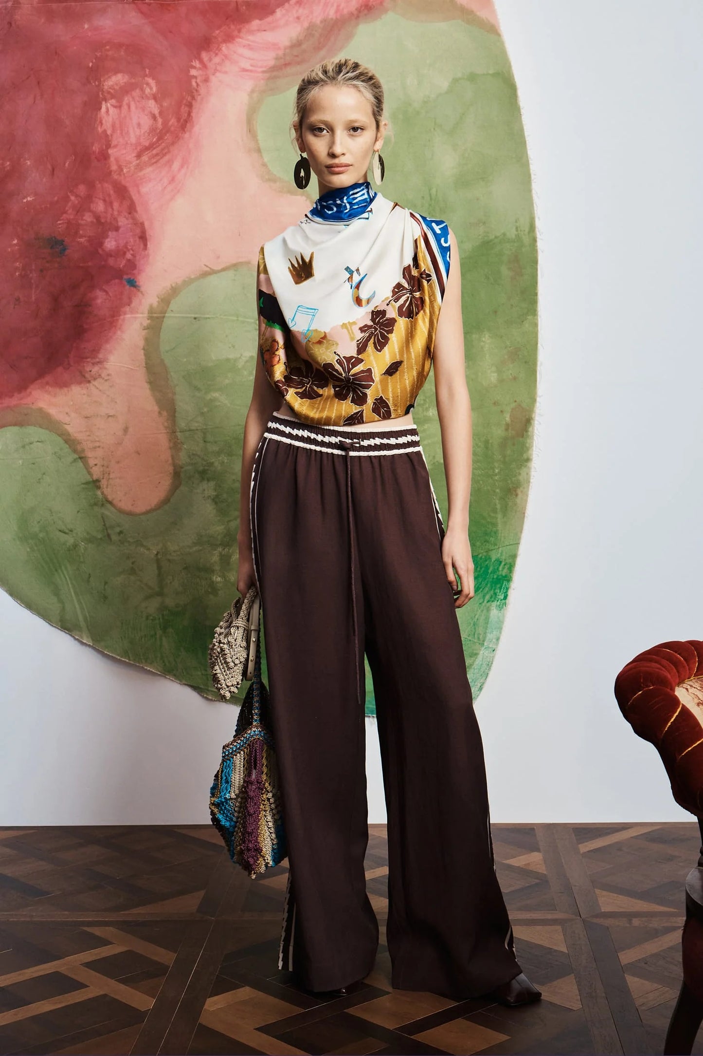 Alemais Tangible Love Silk Scarf