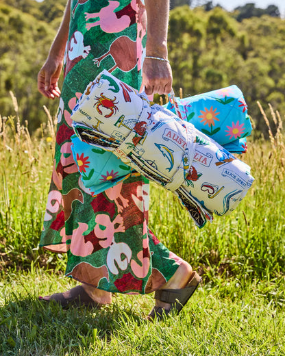 Kip & Co Aussie Road Trip Picnic Mat