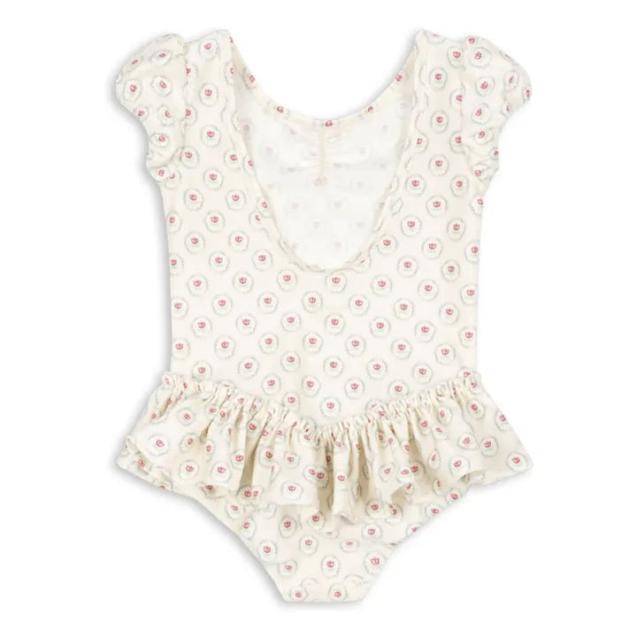 Konges Sløjd Ruffled Floral Swimsuit