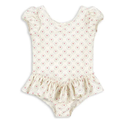 Konges Sløjd Ruffled Floral Swimsuit