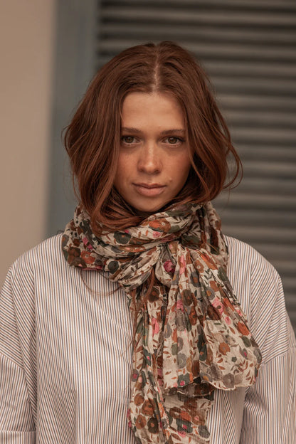 Mamapapa Multi Flower Scarf
