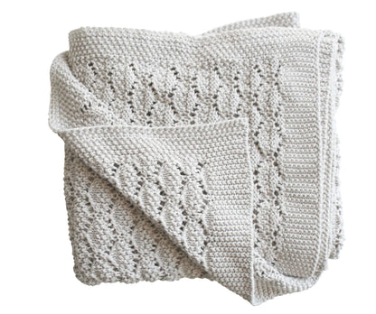 Alimrose Heritage Knit baby Blanket