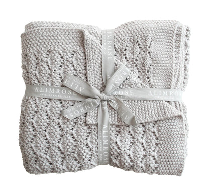 Alimrose Heritage Knit baby Blanket
