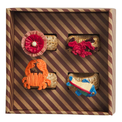 Aria Napkin Ring Set