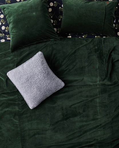 Kip & Co Kombu Green Velvet European Pillowcase