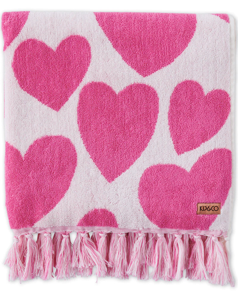 Kip & Co Big Hearted Baby Towel