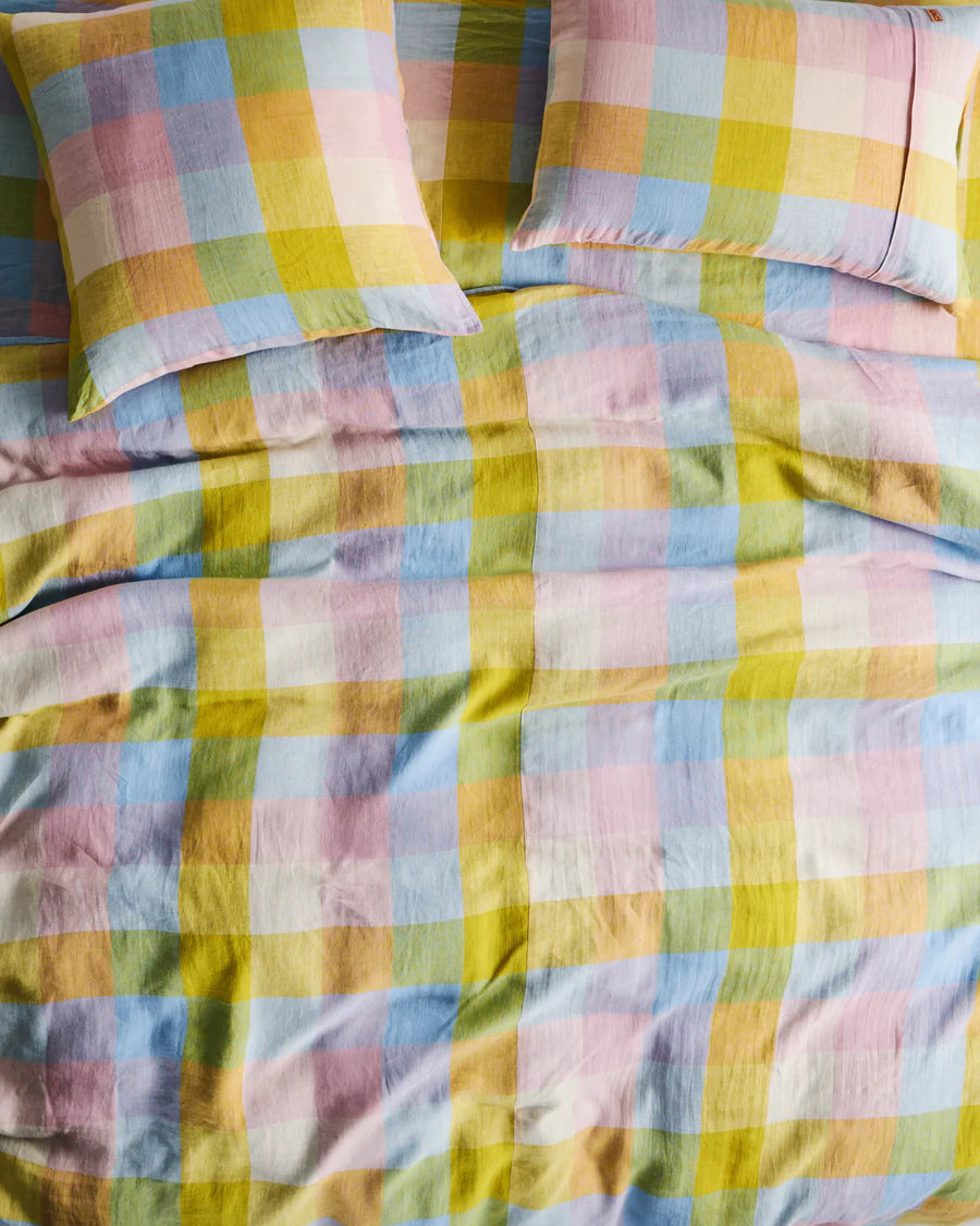 Kip & Co Corfu Tartan Bed Linen