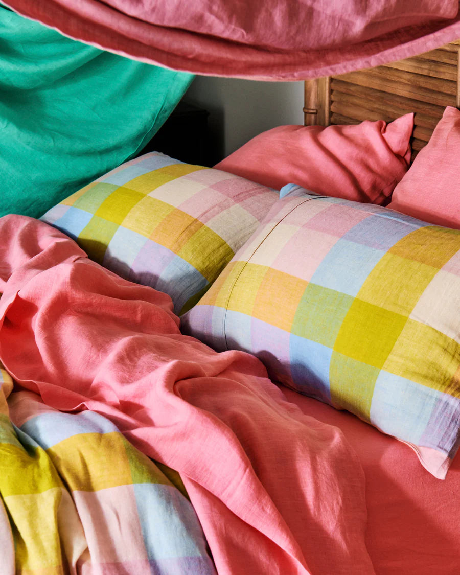 Kip & Co Corfu Tartan Bed Linen