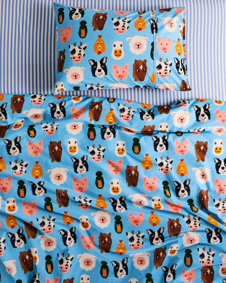 Kip & Co Farm Friends Bed Linen