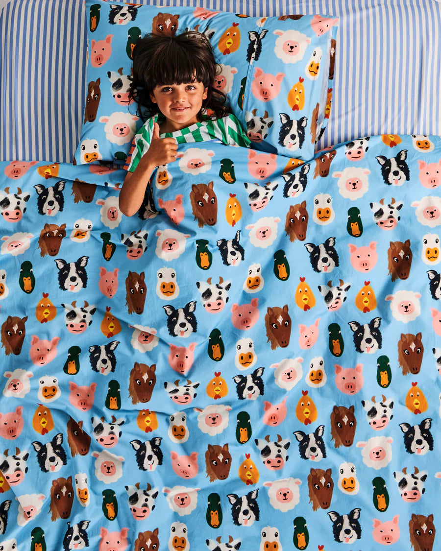 Kip & Co Farm Friends Bed Linen