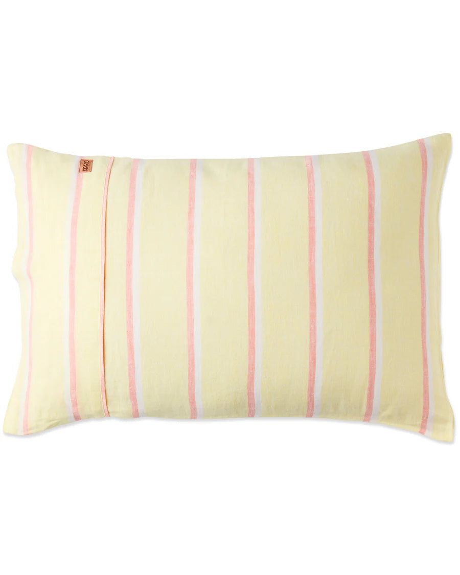 Kip & Co Pina Colada Stripe Bed Linen