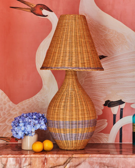 Kip & Co Carafe Rattan Lamp