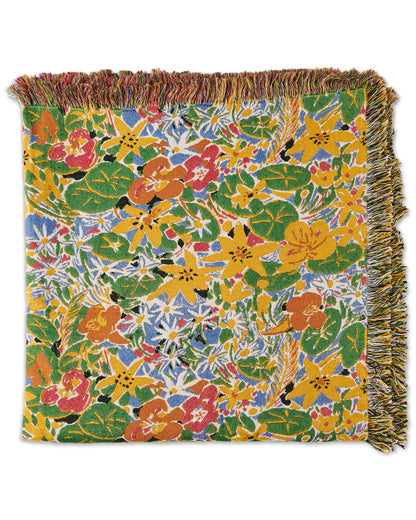 Kip & Co X Ken Done Nasturtium Tapestry Blanket