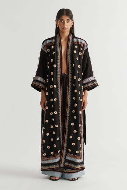 Antipodean Poppy Long Robe