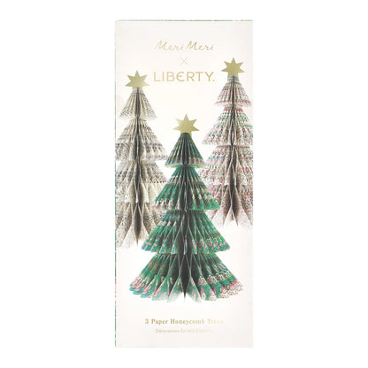 Meri Meri x Liberty Paper Trees (3 Pack)