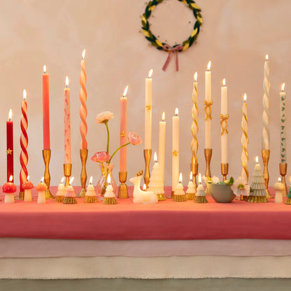 Meri Meri Assorted Stripe Twist Candles (4 Pack)