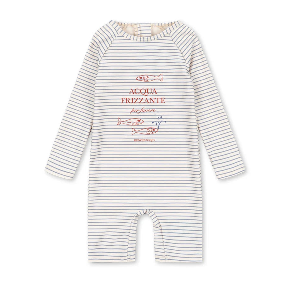 Konges Sløjd Aster Stripe Swim Onesie