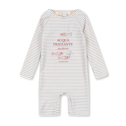 Konges Sløjd Aster Stripe Swim Onesie