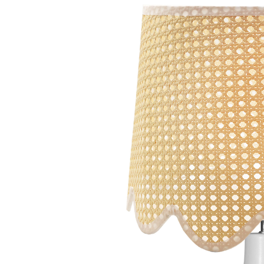 Scallop Paper Weave Shade