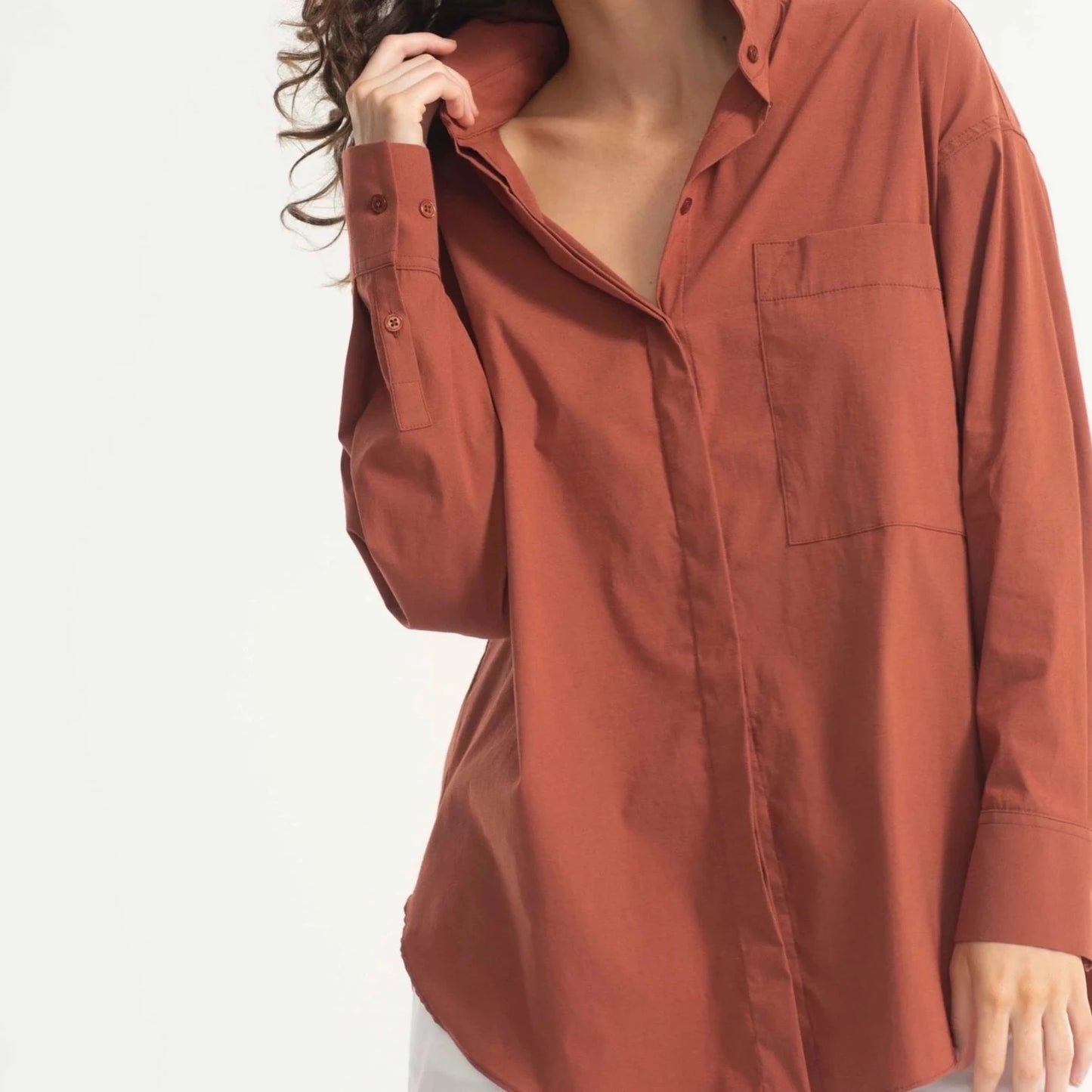Mela Purdie Relaxed Pocket Shirt WAS $325