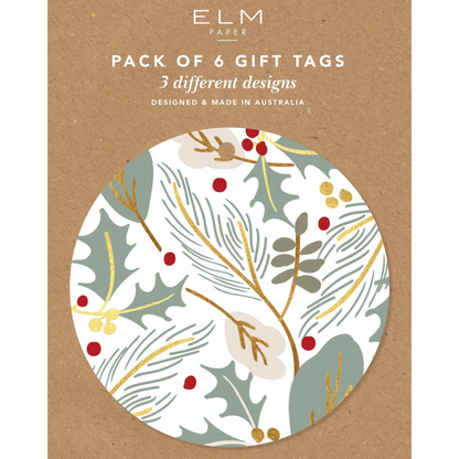 Elm Paper Gift Tag Set WAS $9 NOW $4.50
