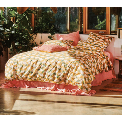 Kip & Co Daisy Bunch Mustard Bedding
