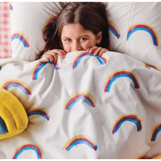 Kip & Co Rainbow Love Pillowcase