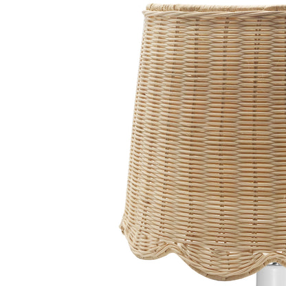 Scallop Rattan Shade